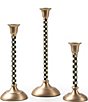MacKenzie-Childs Check Candlestick, Color:Courtly Check - Image 7