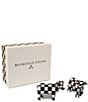 MacKenzie-Childs Courtly Check® Cow Salt & Pepper Set, Color:Courtly Check - Image 2