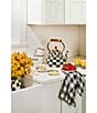 MacKenzie-Childs Courtly Check® Enamel Tea Kettle - Image 5