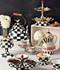 MacKenzie-Childs Courtly Check® Enamel Tea Kettle, 3 Qt., Color:Courtly Check - Image 8