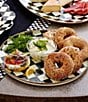 MacKenzie-Childs Check Enamel Round Tray, Color:Courtly Check - Image 3