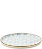 MacKenzie-Childs Check Enamel Round Tray - Image 1