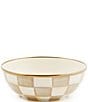 MacKenzie-Childs Check Everyday Bowl, Color:Mocha Check - Image 1