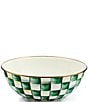 MacKenzie-Childs Check Everyday Bowl, Color:Emerald Check - Image 2
