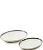 MacKenzie-Childs Courtly Check® Everyday Oval Platters, Set of 2, Color:Courtly Check - Image 2