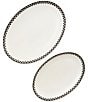 MacKenzie-Childs Courtly Check® Everyday Oval Platters, Set of 2, Color:Courtly Check - Image 3