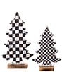 MacKenzie-Childs Check Forest Tree Sitters, Set of 2 - Image 1