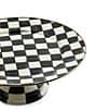 MacKenzie-Childs Check Enamel Pedestal Platter, Color:Courtly Check - Image 2