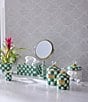 MacKenzie-Childs Check Standard Tissue Box Cover, Color:Emerald Check - Image 2