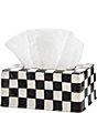 MacKenzie-Childs Check Standard Tissue Box Cover, Color:Courtly Check - Image 2