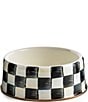 MacKenzie-Childs Courtly Checks® Pet Dish, Color:Courtly - Image 2