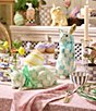 MacKenzie-Childs Easter Collection Aqua Check Peter Bunny Figurine - Image 2