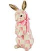 MacKenzie-Childs Easter Collection Bubblegum Check Hops Bunny Figurine - Image 1