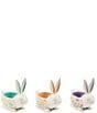 MacKenzie-Childs Easter Collection Posie Patch Ceramic Rabbit Candy Dishes, Set of 3 - Image 3