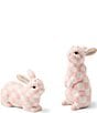MacKenzie-Childs Easter Collection Rosy Check Bunny Salt & Pepper Set - Image 1