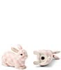 MacKenzie-Childs Easter Collection Rosy Check Bunny Salt & Pepper Set - Image 2
