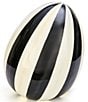 MacKenzie-Childs Easter Collection Stripe Medium Egg Figurine - Image 3