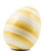 MacKenzie-Childs Easter Collection Stripe Mini Egg Figurine - Image 1