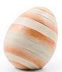 MacKenzie-Childs Easter Collection Stripe Mini Egg Figurine - Image 1