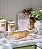MacKenzie-Childs English Garden Enamel Canister, Color:Rosy - Image 5