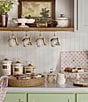 MacKenzie-Childs English Garden Enamel Canister, Color:Rosy - Image 6