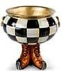 MacKenzie-Childs Check Cauldron Halloween Candy Bowl - Image 1