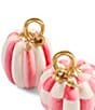 MacKenzie-Childs Harvest Collection Check & Stripe Mini Pumpkins, Set Of 2 - Image 2