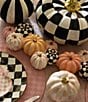 MacKenzie-Childs Harvest Pumpkin Assorted Dessert Plates, Set of 4, Color:Rosy - Image 3