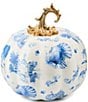 MacKenzie-Childs Harvest Royal Autumn Toile Pumpkin Decor, Color:Royal Autumn - Image 2