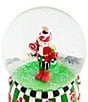 MacKenzie-Childs Holiday Collection Candy Cottage Nutcracker Snow Globe, Color:Multi - Image 3