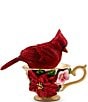 MacKenzie-Childs Cardinal In Teacup Figurine - Image 2