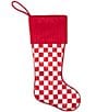 MacKenzie-Childs Check Stocking - Image 2