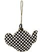 MacKenzie-Childs Holiday Collection Check Teapot Beaded Ornament - Image 2