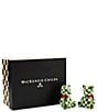 MacKenzie-Childs Holiday Collection Emerald Check Bear Salt and Pepper Shaker Set - Image 4