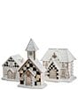 MacKenzie-Childs Holiday Collection Gingerbread Illuminated Cottage - Image 4