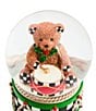 MacKenzie-Childs Holly Bear Check Snow Globe - Image 3