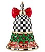 MacKenzie-Childs Holiday Collection Holly Illuminated Trophy Bell - Image 2