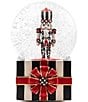 MacKenzie-Childs Nutcracker Gift Snow Globe - Image 1