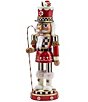 MacKenzie-Childs Holiday Collection Peppermint Nutcracker - Image 1