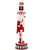 MacKenzie-Childs Peppermint Wooden Nutcracker - Image 2
