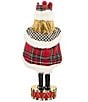 MacKenzie-Childs Tartan Cardinal Nutcracker - Image 2