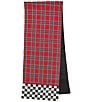 MacKenzie-Childs Holiday Collection Tartan Check Table Runner - Image 1