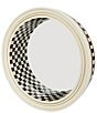 MacKenzie-Childs Home & Lamps Collection Check Illusion Small Wall Mirror - Image 1