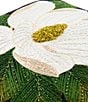 MacKenzie-Childs Magnolia Blossom Textile Throw Pillow - Image 3