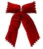 MacKenzie-Childs Merry Christmas Collection Velvet Jumbo Bow Decor - Image 2