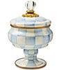 MacKenzie-Childs Check Enamel Curiosity Sculptural Pot - Image 1