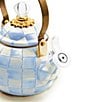 MacKenzie-Childs Check Enamel Whistling Tea Kettle, 2 Qt. - Image 2