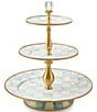 MacKenzie-Childs Check Three Tier Sweet Stand - Image 1