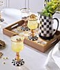 MacKenzie-Childs Queen Bee Wood Serving Tray with Handles, Color:Queen Bee - Image 4