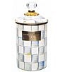 MacKenzie-Childs Check Canister, Color:Sterling Check - Image 3